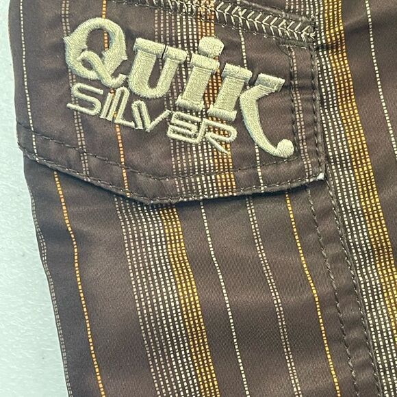 Quiksilver Brown orange shorts 36 - Picture 4 of 8